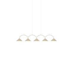 Globen Lighting Curve 5 Taklampa Beige