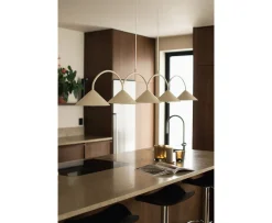 Globen Lighting Curve 5 Taklampa Beige