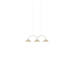 Globen Lighting Curve 3 Taklampa Beige