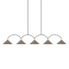 Globen Lighting Curve 5 Taklampa Mocha