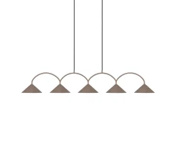 Globen Lighting Curve 5 Taklampa Mocha