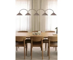 Globen Lighting Curve 5 Taklampa Mocha