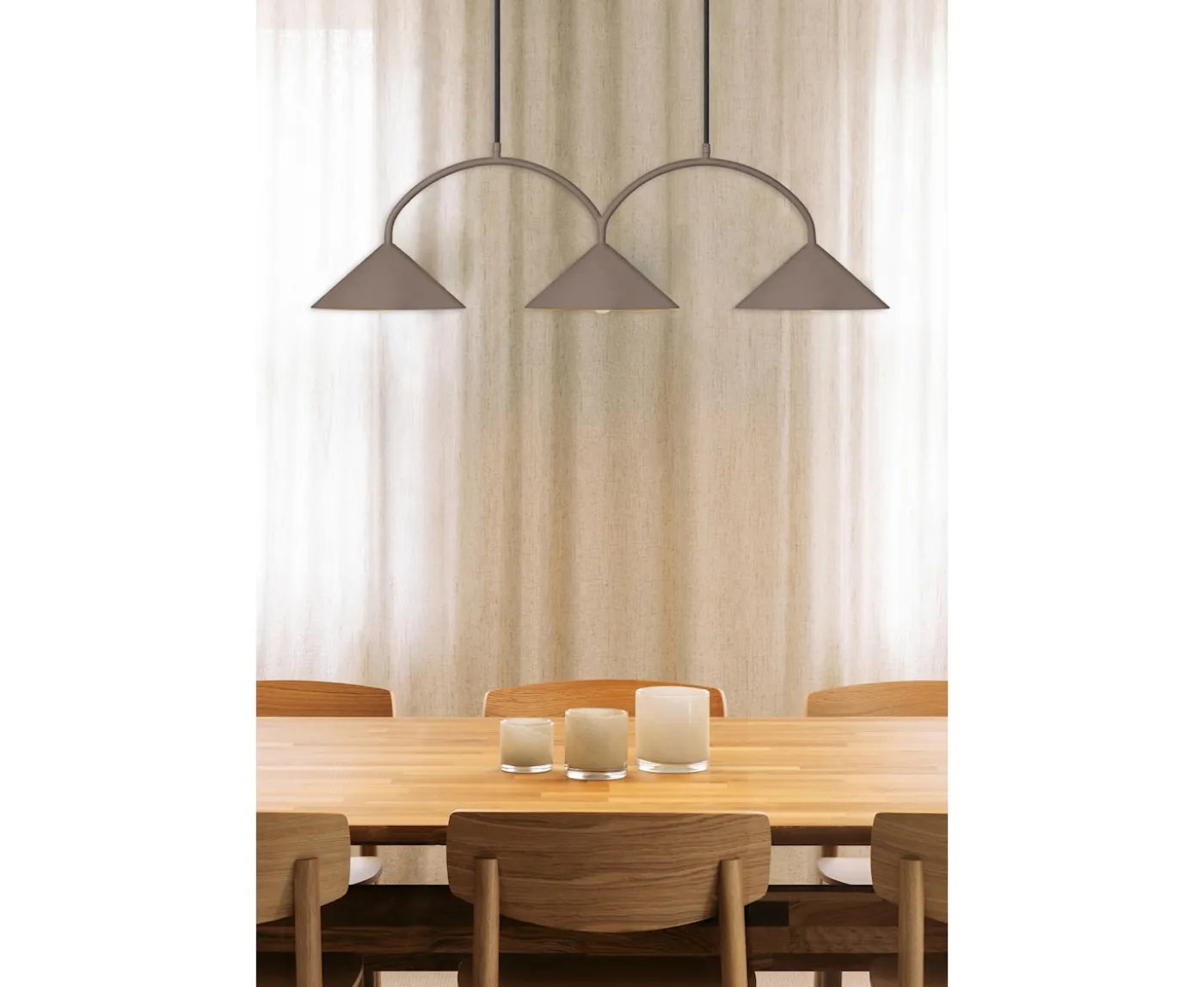 Globen Lighting Curve 3 Taklampa Mocha