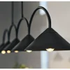 Globen Lighting Curve 5 Taklampa Svart