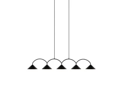 Globen Lighting Curve 5 Taklampa Svart