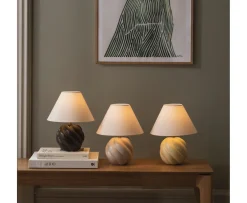 Globen Lighting Dahlia Bordslampa Beige 24cm