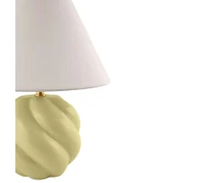 Globen Lighting Dahlia Bordslampa Butter Yellow 24cm
