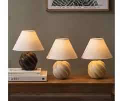 Globen Lighting Dahlia Bordslampa Mocha 24cm