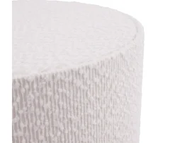 Globen Lighting Florian Golvlampa Vit bouclé/Beige 80cm