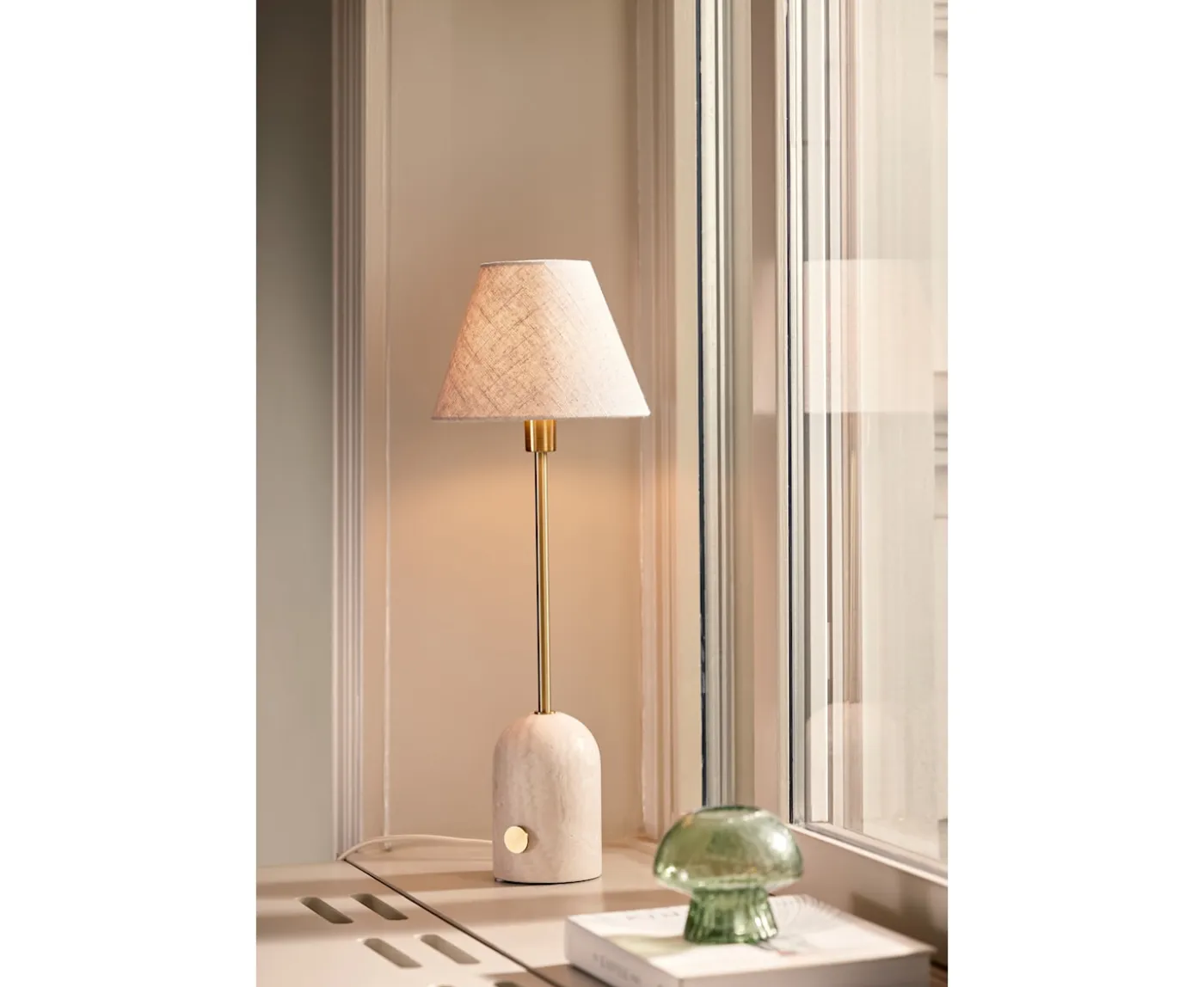 Globen Lighting Gino Bordslampa Travertin 20