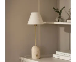 Globen Lighting Gino Bordslampa Travertin 20