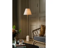 Globen Lighting Gino Golvlampa Beige travertin