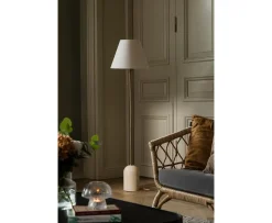 Globen Lighting Gino Golvlampa Beige travertin