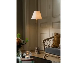 Globen Lighting Gino Golvlampa Brun marmor