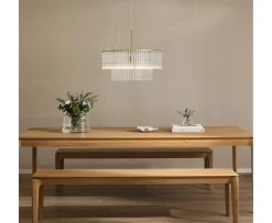 Globen Lighting Hook Taklampa Clear/Brushed Brass