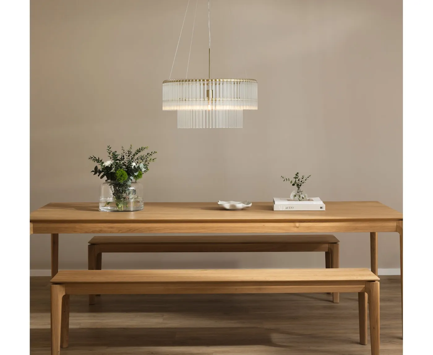 Globen Lighting Hook Taklampa Clear/Brushed Brass