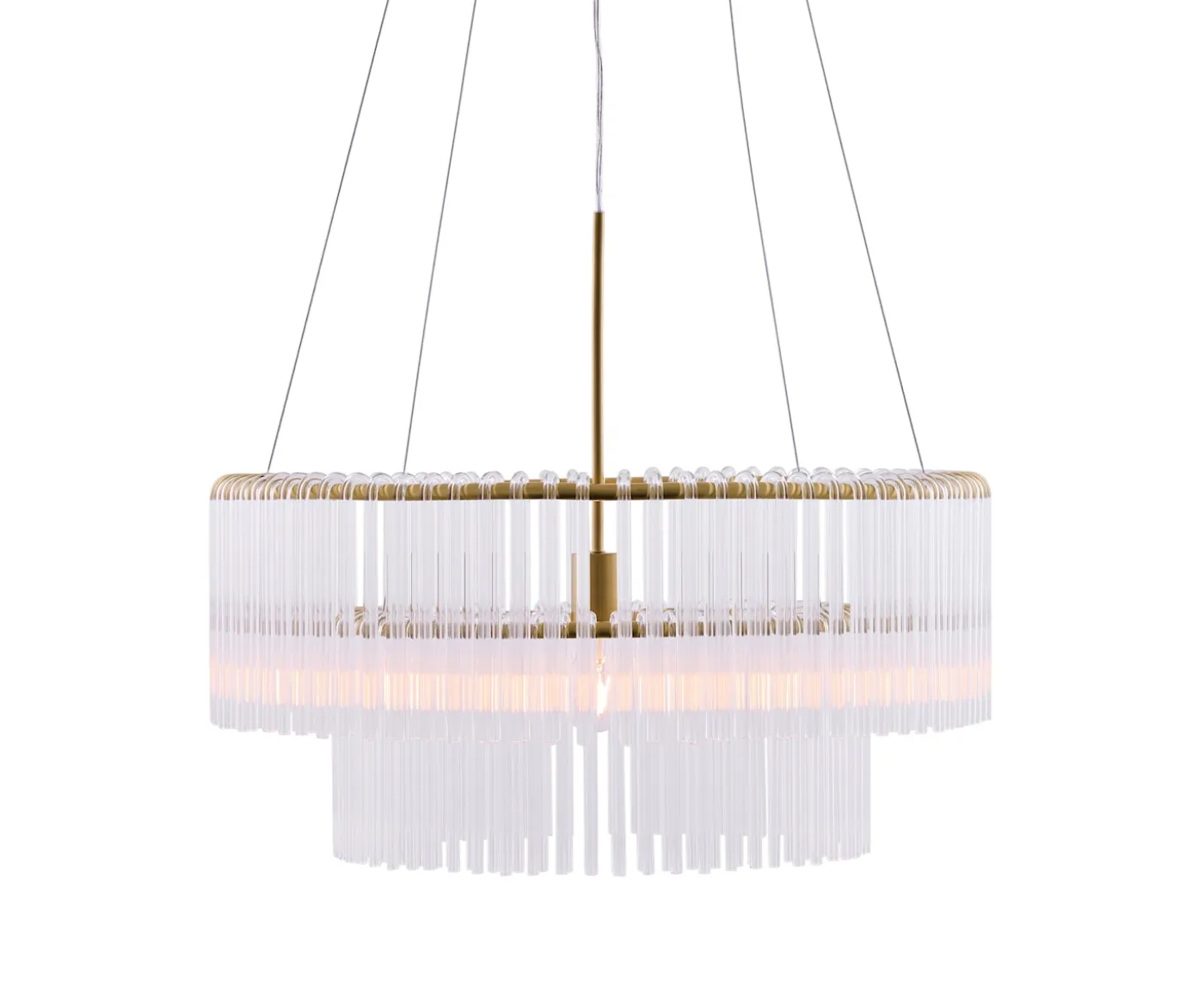 Globen Lighting Hook Taklampa Clear/Brushed Brass