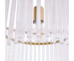 Globen Lighting Hook Taklampa Clear/Brushed Brass