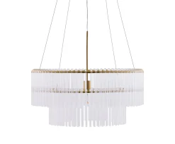 Globen Lighting Hook Taklampa Clear/Brushed Brass
