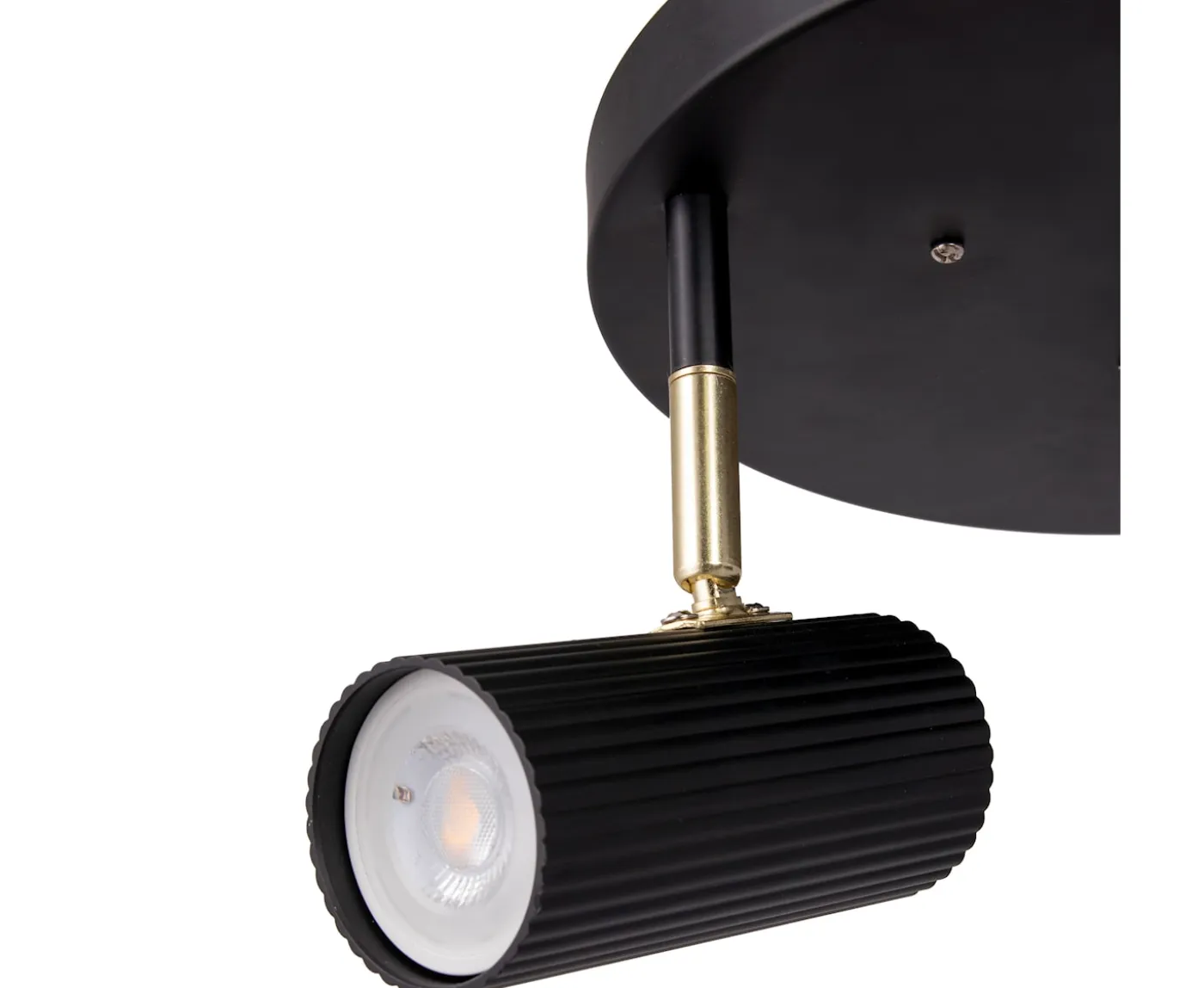 Globen Lighting Hubble 3 Rund Spotlight Svart