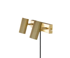Globen Lighting Hubble Vägglampa Mässing 2