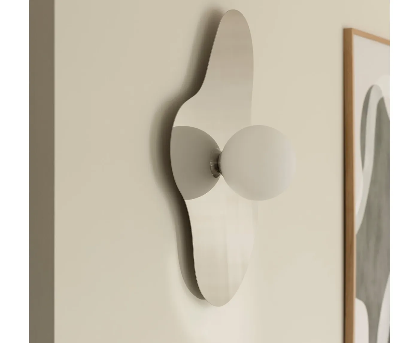 Globen Lighting Illusion Vägg/Taklampa Chrome 60cm