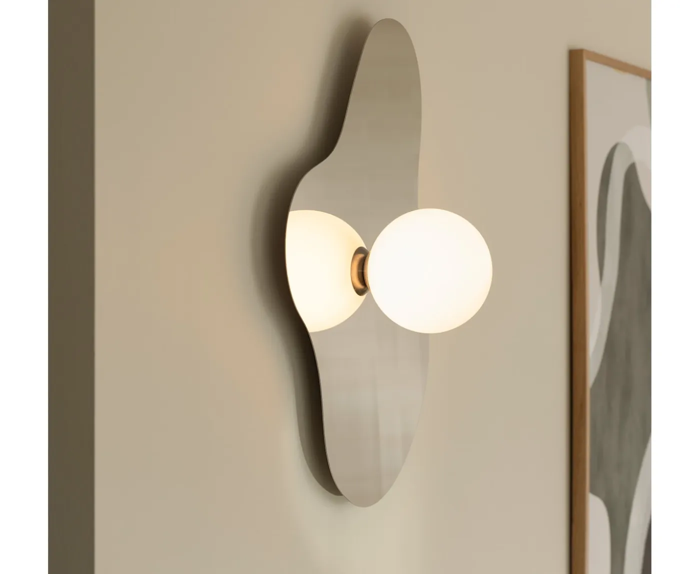 Globen Lighting Illusion Vägg/Taklampa Chrome 60cm