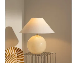 Globen Lighting Iris Bordslampa Creme 45cm