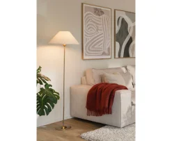 Globen Lighting Iris Golvlampfot Brushed Brass