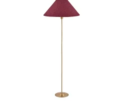Globen Lighting Iris Lampskärm Bouclé Burgundy 45cm