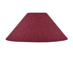 Globen Lighting Iris Lampskärm Bouclé Burgundy 45cm