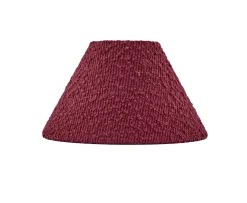 Globen Lighting Iris Lampskärm Bouclé Burgundy 20cm
