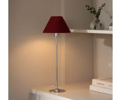 Globen Lighting Iris Lampskärm Bouclé Burgundy 20cm