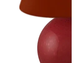 Globen Lighting Iris Portabel Bordslampa Burgundy