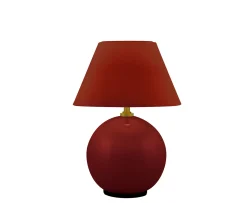 Globen Lighting Iris Portabel Bordslampa Burgundy