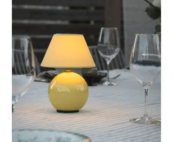 Globen Lighting Iris Portabel Bordslampa Butter Yellow