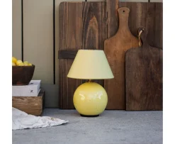 Globen Lighting Iris Portabel Bordslampa Butter Yellow