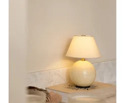 Globen Lighting Iris Portabel Bordslampa Creme