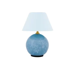 Globen Lighting Iris Portabel Bordslampa Duvblå