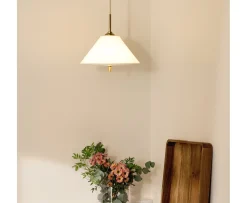 Globen Lighting Iris Taklampa Creme Ø25