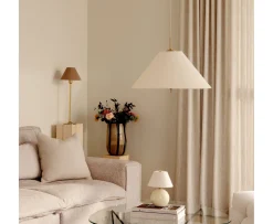 Globen Lighting Iris Taklampa Creme Ø50