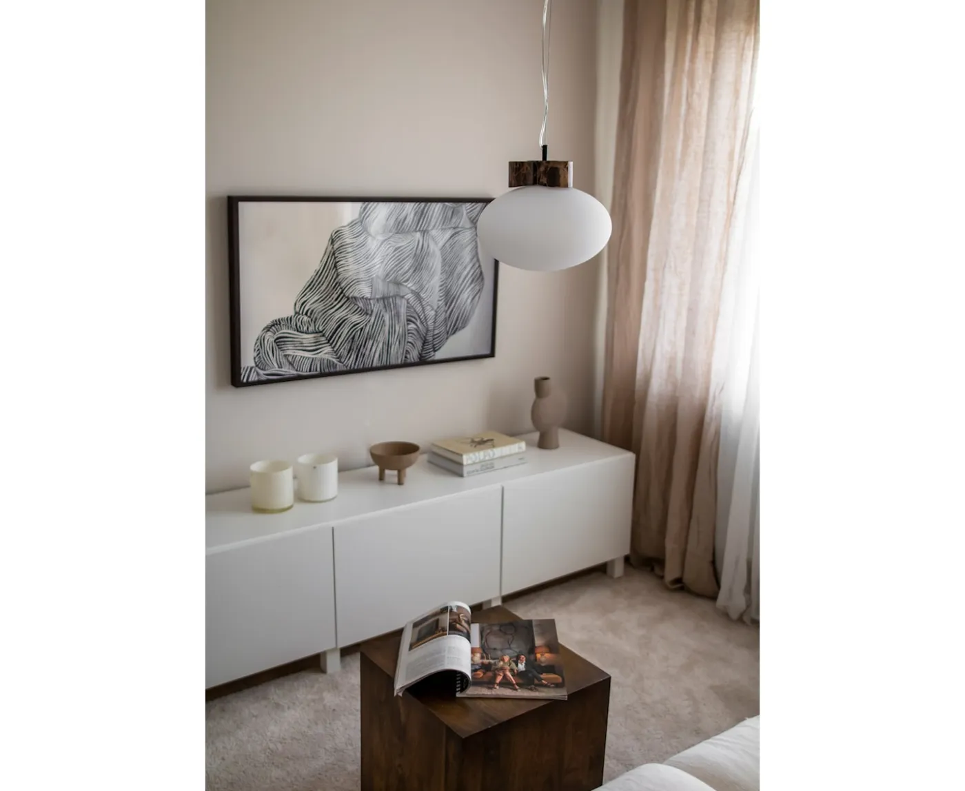 Globen Lighting Mammut Taklampa Brun/Vit 30
