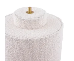 Globen Lighting Noah Bordslampa Vit bouclé 25cm