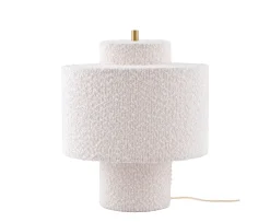 Globen Lighting Noah Bordslampa Vit bouclé 25cm