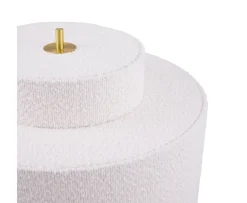 Globen Lighting Noah Golvlampa Vit Bouclé 45cm