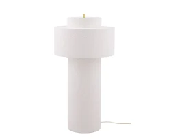 Globen Lighting Noah Golvlampa Vit Bouclé 45cm