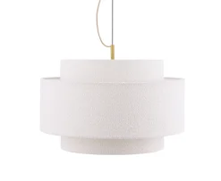 Globen Lighting Noah Taklampa Bouclé White 50cm