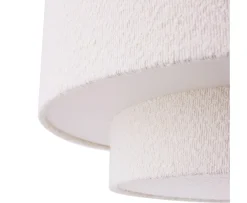 Globen Lighting Noah Taklampa Bouclé White 50cm