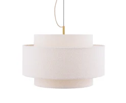 Globen Lighting Noah Taklampa Bouclé White 50cm