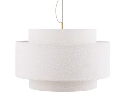 Globen Lighting Noah Taklampa Bouclé White 70cm